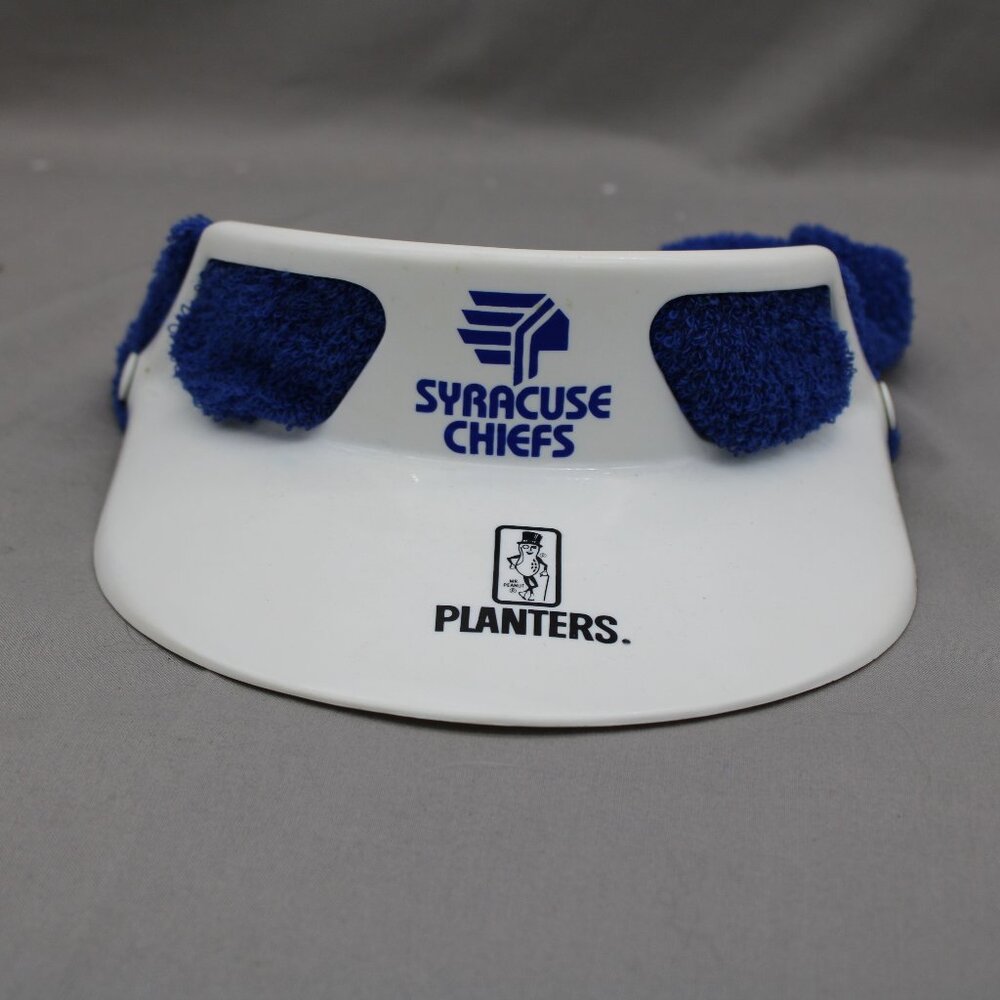 Syracuse Chiefs Visor (VTG) - In Game Promo by Planters Peanut - Adult One Size